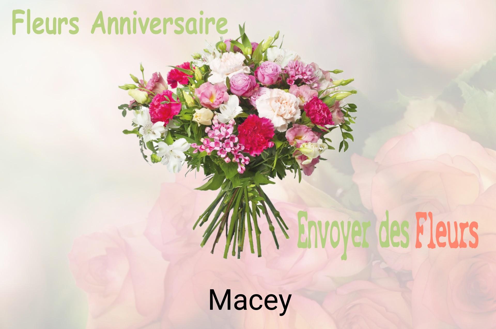 Bouquet de fleurs d’anniversaire livré à Macey